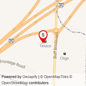 DQ Grill & Chill on Buff Boulevard, Summerton South Carolina - location map