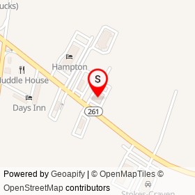 Shoney's on Paxville Highway,  South Carolina - location map