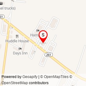 Wendy's on Paxville Highway,  South Carolina - location map