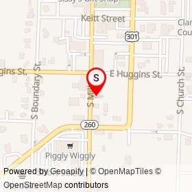 Fuel 24 on South Mill Street, Manning South Carolina - location map