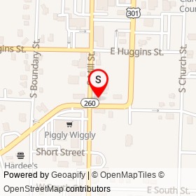 Exxon on West Harvin Street, Manning South Carolina - location map