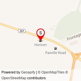 Horizon on Paxville Highway,  South Carolina - location map