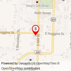 Garden Supply on West Huggins Street, Manning South Carolina - location map