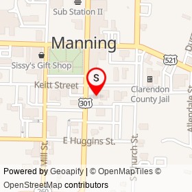 Clarendon County Museum & History Center on Keitt Street, Manning South Carolina - location map