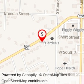 Pizza Hut on Sunset Drive, Manning South Carolina - location map