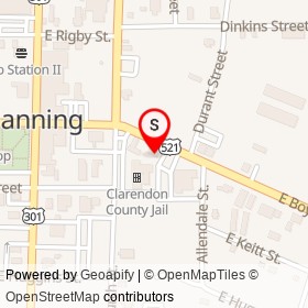 No Name Provided on East Boyce Street, Manning South Carolina - location map