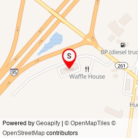 Quality Inn on Paxville Highway,  South Carolina - location map