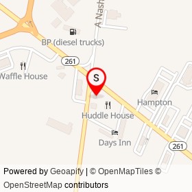 Mobil on Raccoon Road,  South Carolina - location map