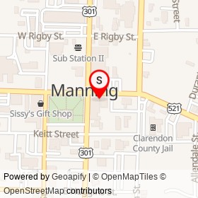 Conwidi Jewelry & Apparel on West Boyce Street, Manning South Carolina - location map