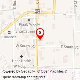 Spa Serenity on South Mill Street, Manning South Carolina - location map
