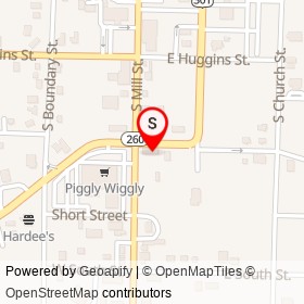 Sav-Way on West Harvin Street, Manning South Carolina - location map