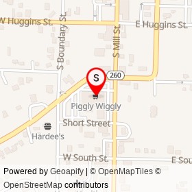 Piggly Wiggly on Sunset Drive, Manning South Carolina - location map