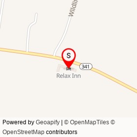 Relax Inn on Lynches River Road,  South Carolina - location map