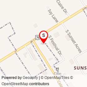Bojangles' on Celebration Boulevard, Florence South Carolina - location map