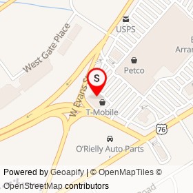 GameStop on West Evans Street, Florence South Carolina - location map