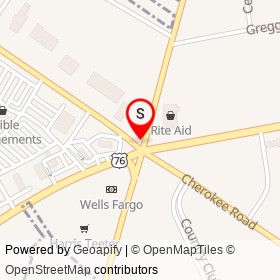 Auto Repair and Tires on South Cashua Drive, Florence South Carolina - location map