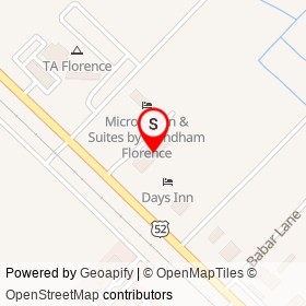 La Quinta Inn & Suites by Wyndham Florence on West Lucas Street,  South Carolina - location map