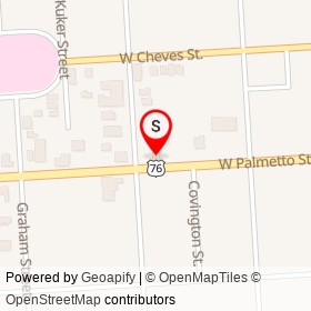 Jimmy John's on West Palmetto Street, Florence South Carolina - location map