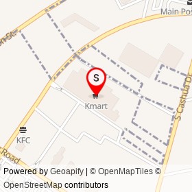 Kmart on Hoffmeyer Road, Florence South Carolina - location map