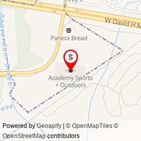 Academy Sports + Outdoors on Florence Rail Trail, Florence South Carolina - location map