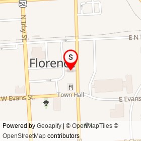 Local Motive Brewing on North Dargan Street, Florence South Carolina - location map