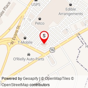 Wells Fargo on West Palmetto Street, Florence South Carolina - location map