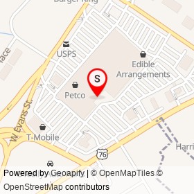Porter's Gift Shop on West Palmetto Street, Florence South Carolina - location map