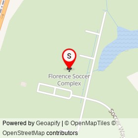Florence Soccer Complex on ,  South Carolina - location map