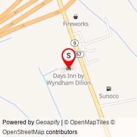 Days Inn by Wyndham Dillon on Radford Boulevard, Dillon South Carolina - location map