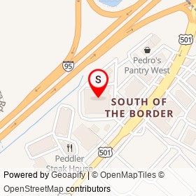 Mexico Shop West on I 95,  South Carolina - location map