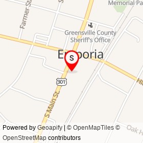 Greensville County-Emporia Historical Museum on South Main Street, Emporia Virginia - location map