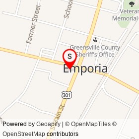 JIMS PAWN SHOP LLC on South Main Street, Emporia Virginia - location map