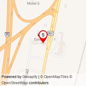 Exxon on Skippers Road,  Virginia - location map