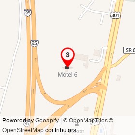 Motel 6 on Skippers Road,  Virginia - location map