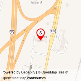 Huddle House on Skippers Road, Emporia Virginia - location map