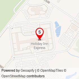 Holiday Inn Express on Mahone Avenue,  Virginia - location map