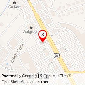 Arby's on South Crater Road, Petersburg Virginia - location map