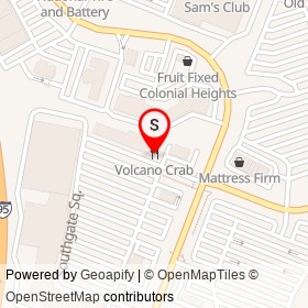 Volcano Crab on Southgate Square, Colonial Heights Virginia - location map