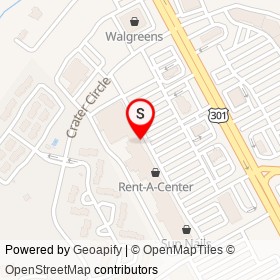 Cricket Wireless on Crater Circle, Petersburg Virginia - location map