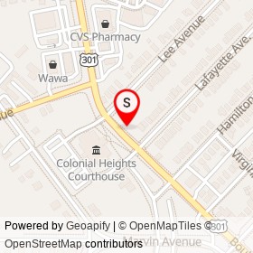 No Name Provided on Boulevard, Colonial Heights Virginia - location map