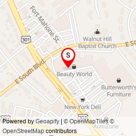 Citi Trends on South Crater Road, Petersburg Virginia - location map