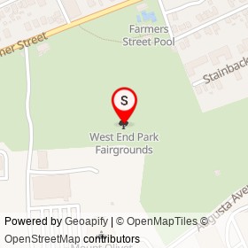 West End Park Fairgrounds on , Petersburg Virginia - location map