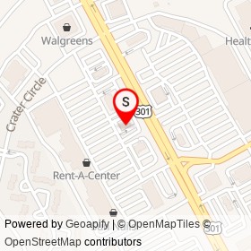 Captain D's on South Crater Road, Petersburg Virginia - location map