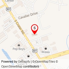 Dollar General on South Crater Road, Petersburg Virginia - location map