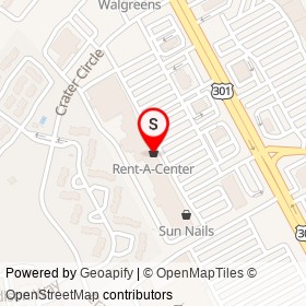 Rent-A-Center on South Crater Road, Petersburg Virginia - location map