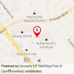 Simply Fashion on South Crater Road, Petersburg Virginia - location map