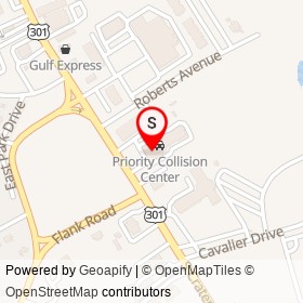 Priority Used Car Supercenter on South Crater Road, Petersburg Virginia - location map