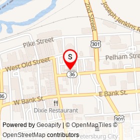 Wabi Sabi on Bollingbrook Street, Petersburg Virginia - location map