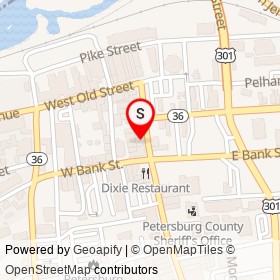 The Bucket Trade on North Sycamore Street, Petersburg Virginia - location map