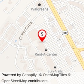 Discount Tobacco on Crater Circle, Petersburg Virginia - location map